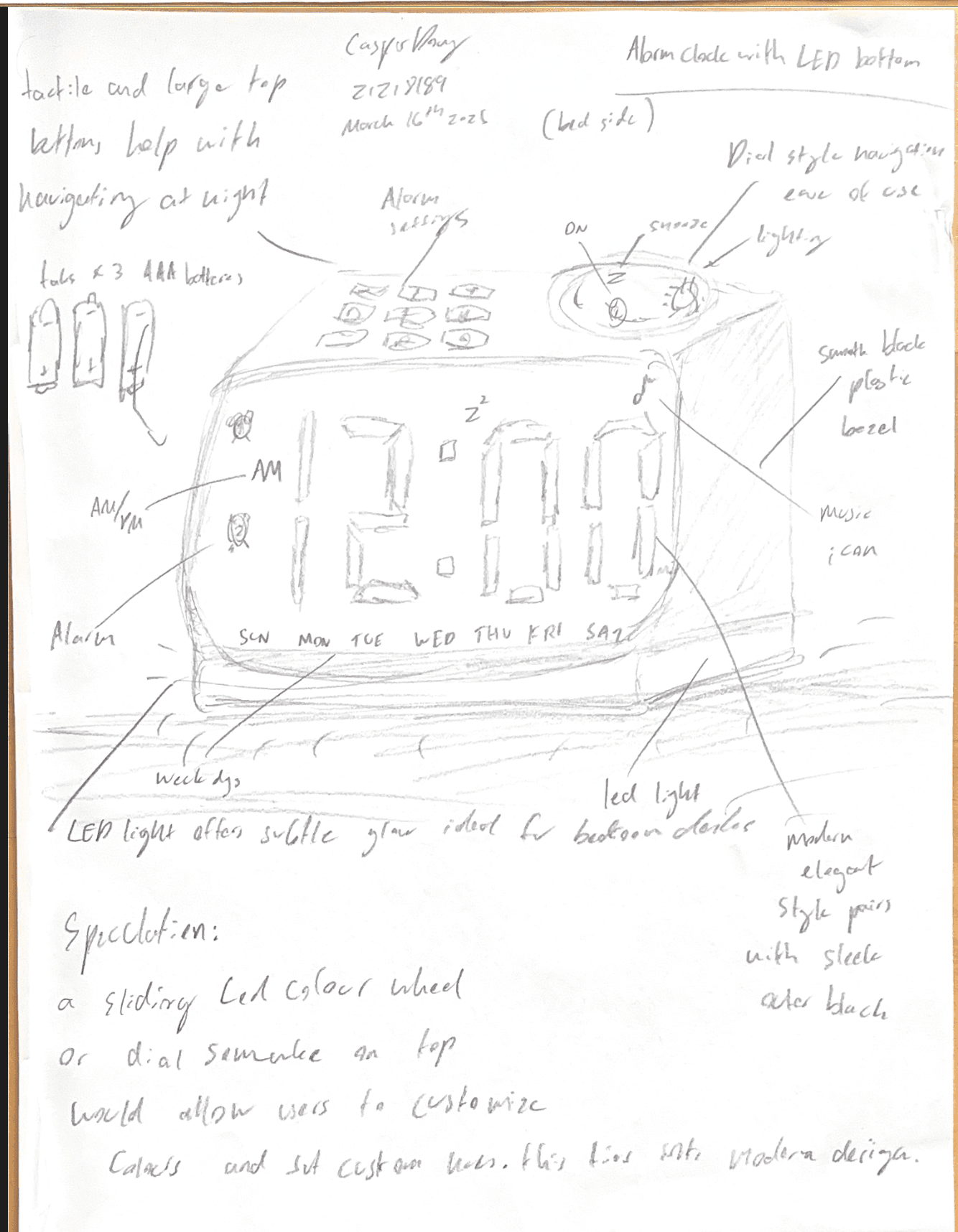 Observation sketch 7